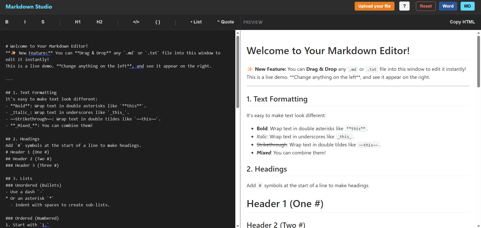 Markdown Studio screenshot